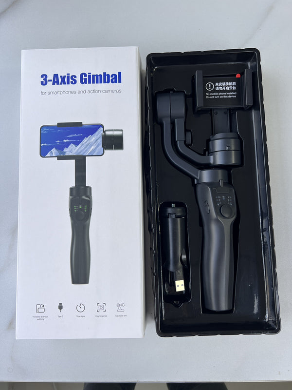 "Smart 3-Axis Stabilizer Tripod for Mobile Video"
