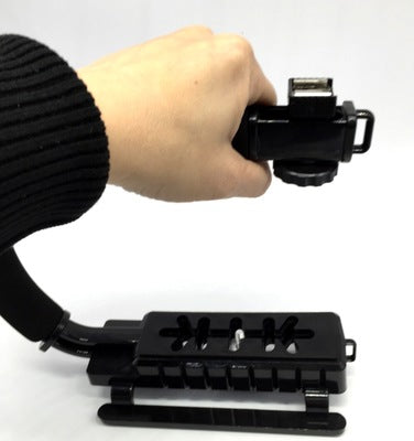 Stabilizer for DSLR Cameras with U and C Shape Rigs